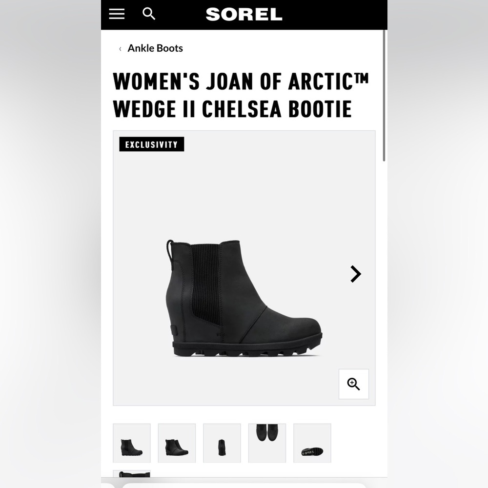 Sorel WOMEN'S JOAN OF ARCTIC™ WEDGE II CHELSEA BOOTIE